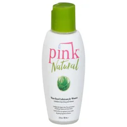 Pink Natural Water-Based Lubricant for Women 2.8 oz