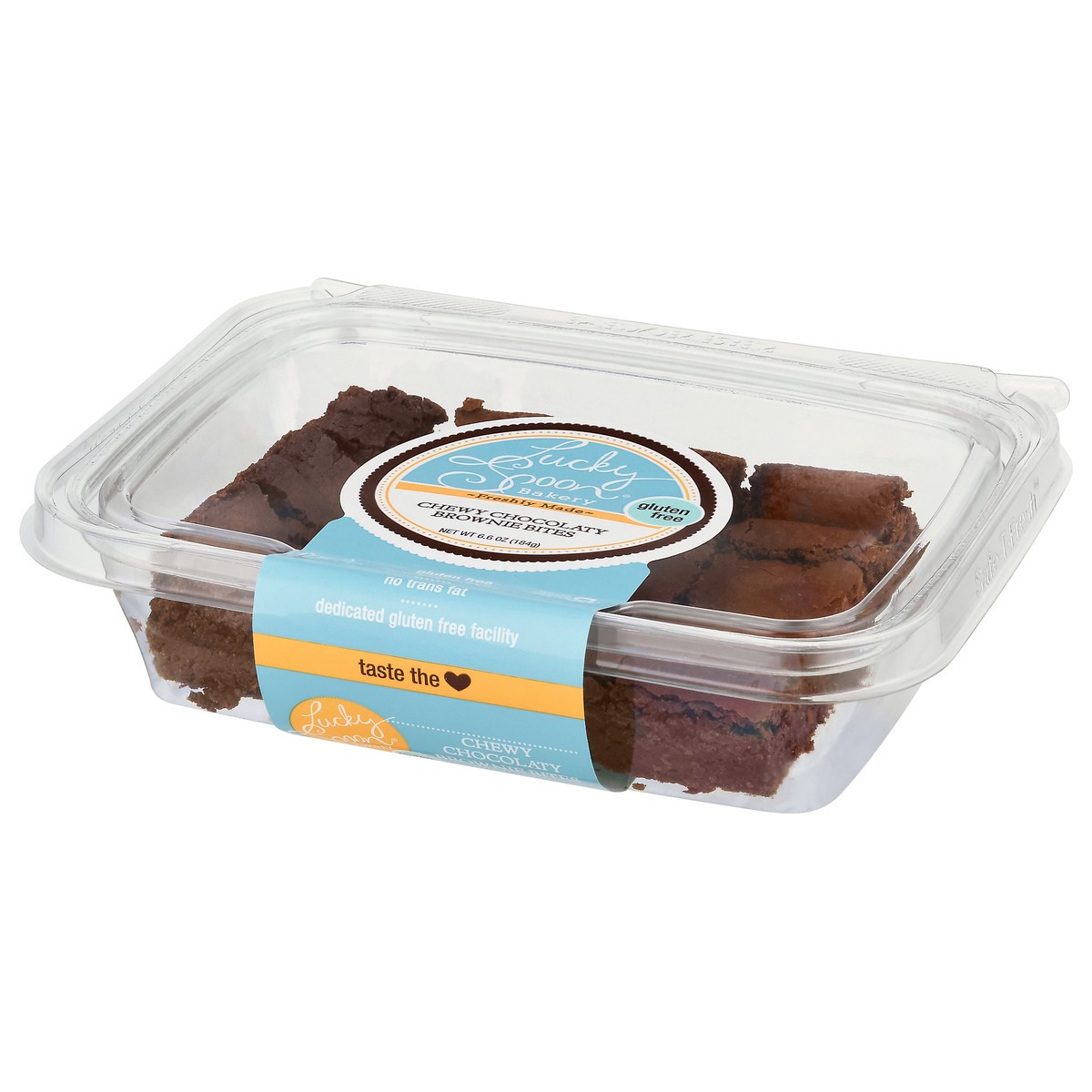 slide 7 of 9, Lucky Spoon Bakery Gluten Free Chewy Chocolaty Brownie Bites 6.6 oz, 6.6 oz