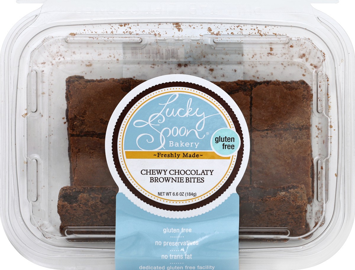 Lucky Spoon Bakery Chewy Chocolatey Brownie Bites 6.6 oz Shipt