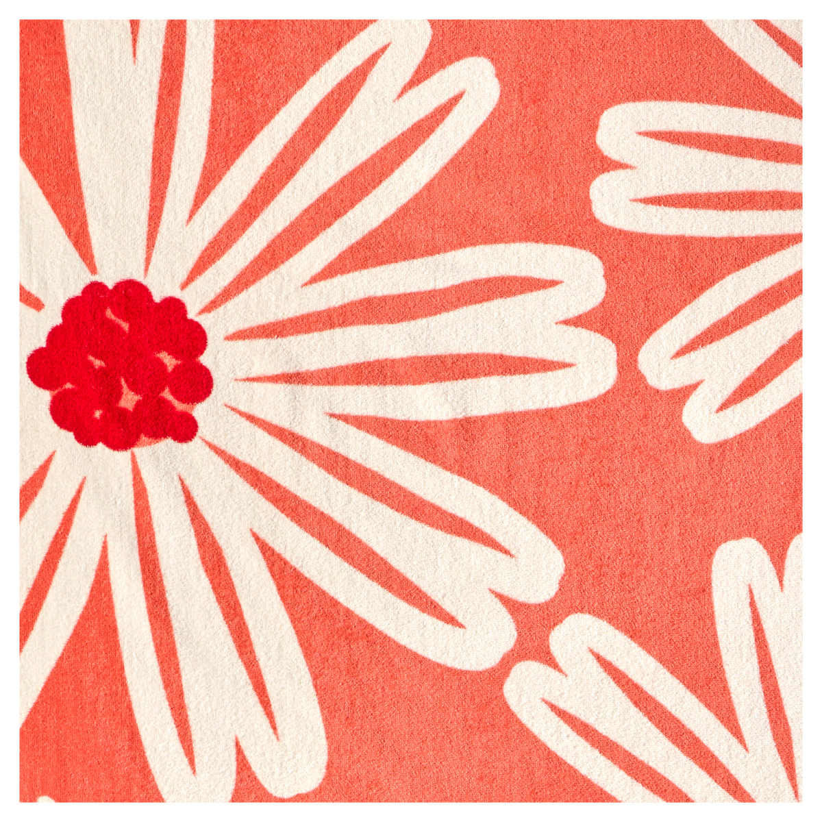 slide 2 of 2, Meijer Corporate Seasonal MCS Printed Beach Towel, 34 in x 68 in, Daisy, 34 inx68 in