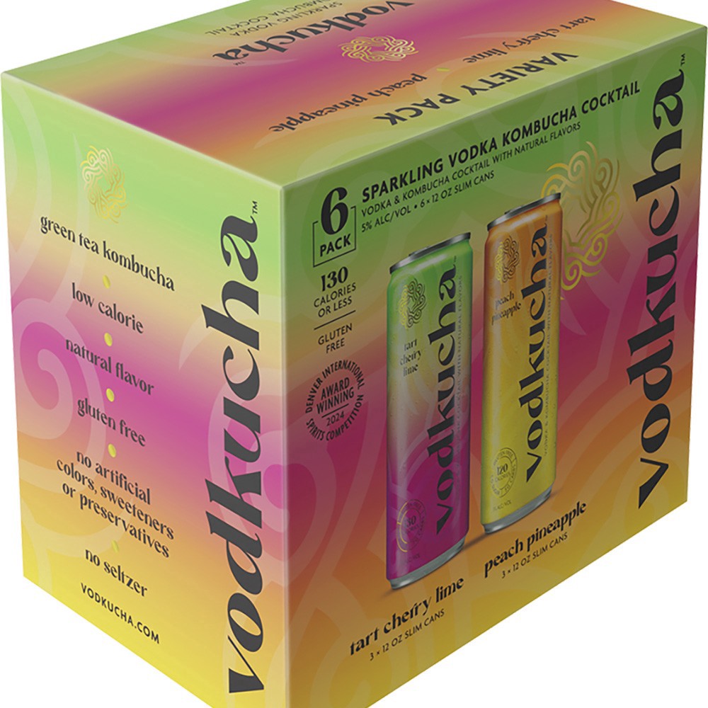 slide 1 of 1, Vodkucha Variety Pack, 6 ct; 12 oz