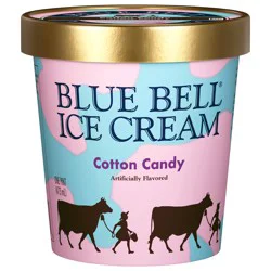 Blue Bell Cotton Candy Ice Cream 1 pt