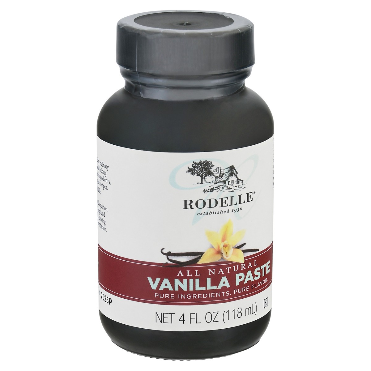 slide 2 of 9, Rodelle All Natural Vanilla Paste 4 fl oz, 4 fl oz