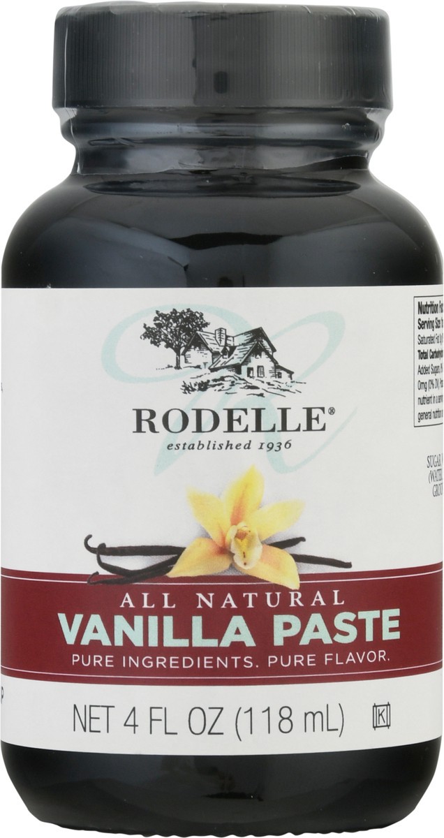 slide 6 of 9, Rodelle All Natural Vanilla Paste 4 fl oz, 4 fl oz