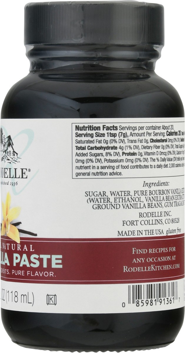 slide 8 of 9, Rodelle All Natural Vanilla Paste 4 fl oz, 4 fl oz