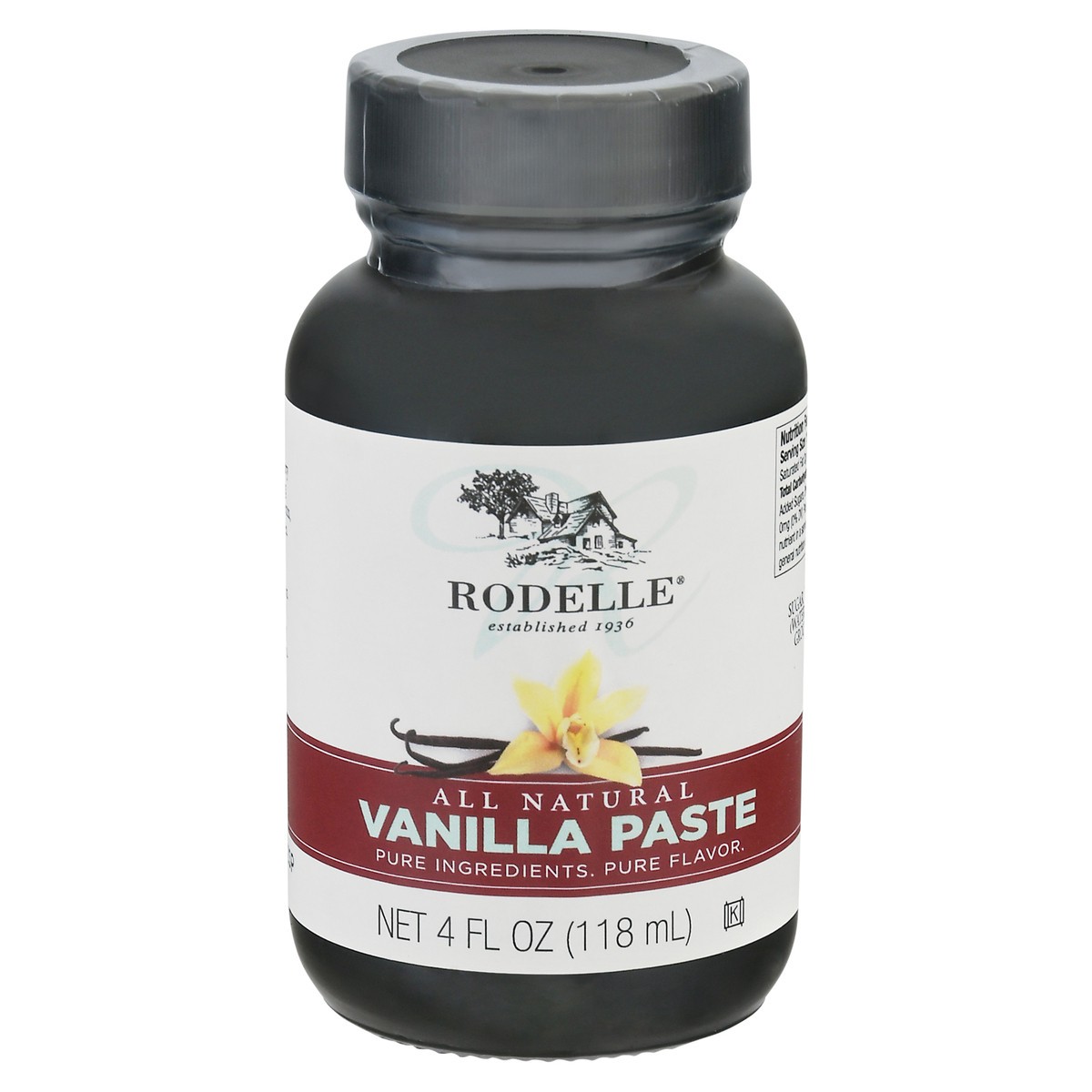 slide 1 of 9, Rodelle All Natural Vanilla Paste 4 fl oz, 4 fl oz