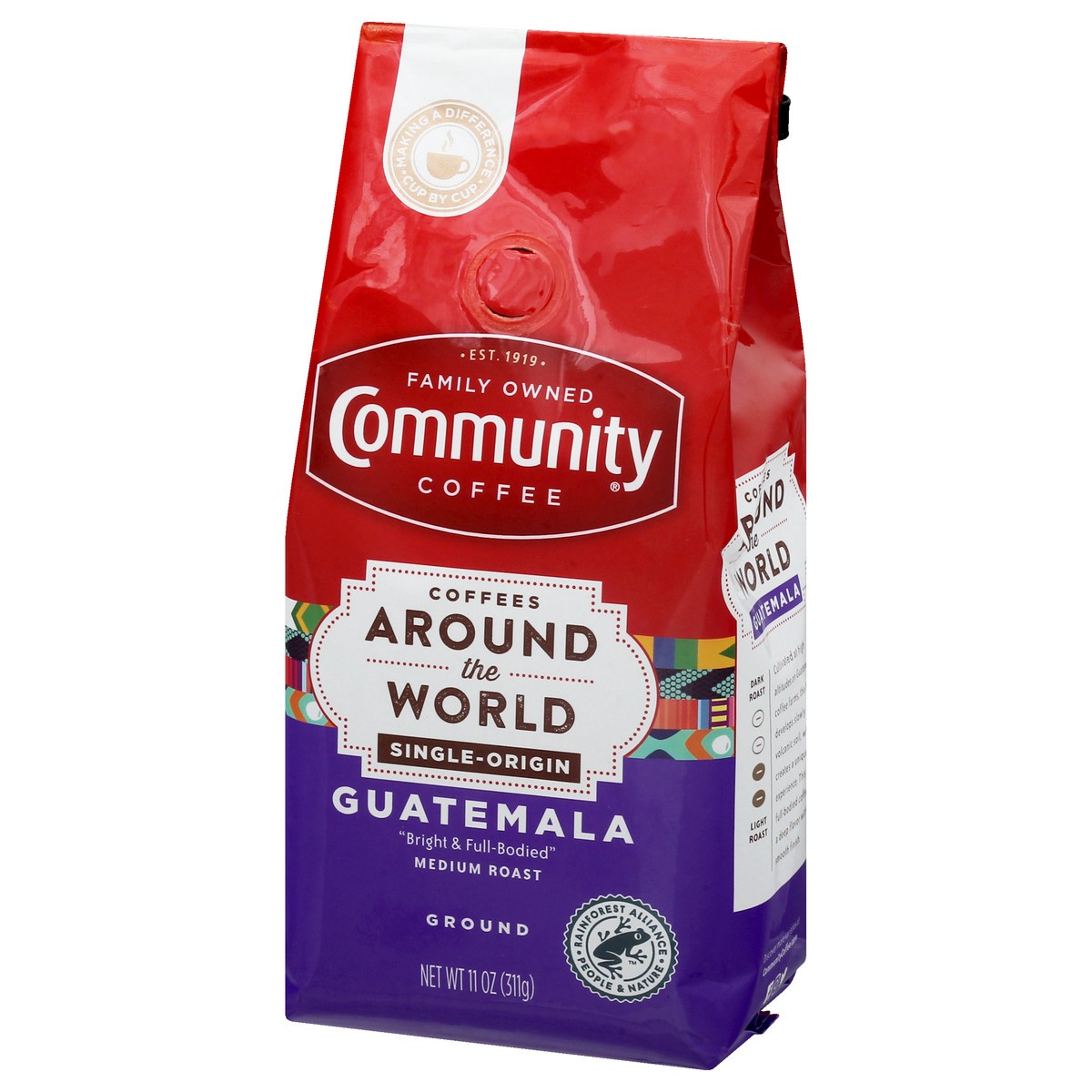 slide 5 of 9, Community Coffee Ground Medium Roast Guatemala Coffee - 11 oz, 11 oz