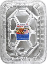 Jiffy-Foil Large Rectangular Rack Roaster Pan 1 ea