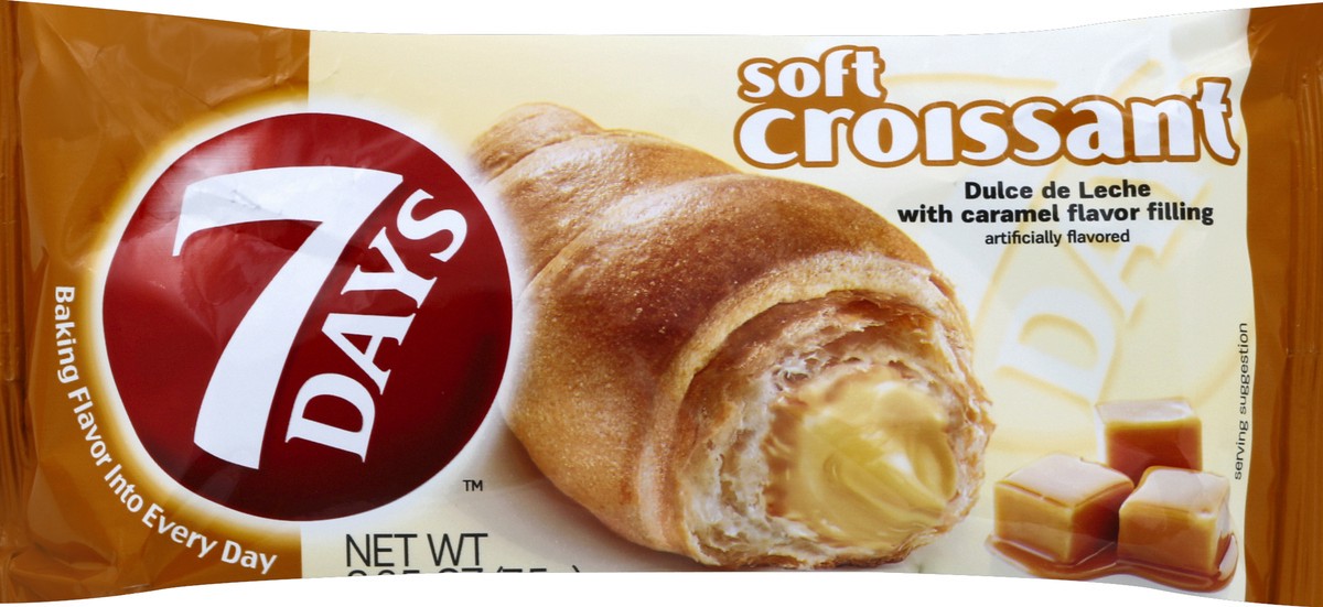 slide 5 of 5, 7DAYS Dulce De Leche Soft Croissant, 2.65 oz