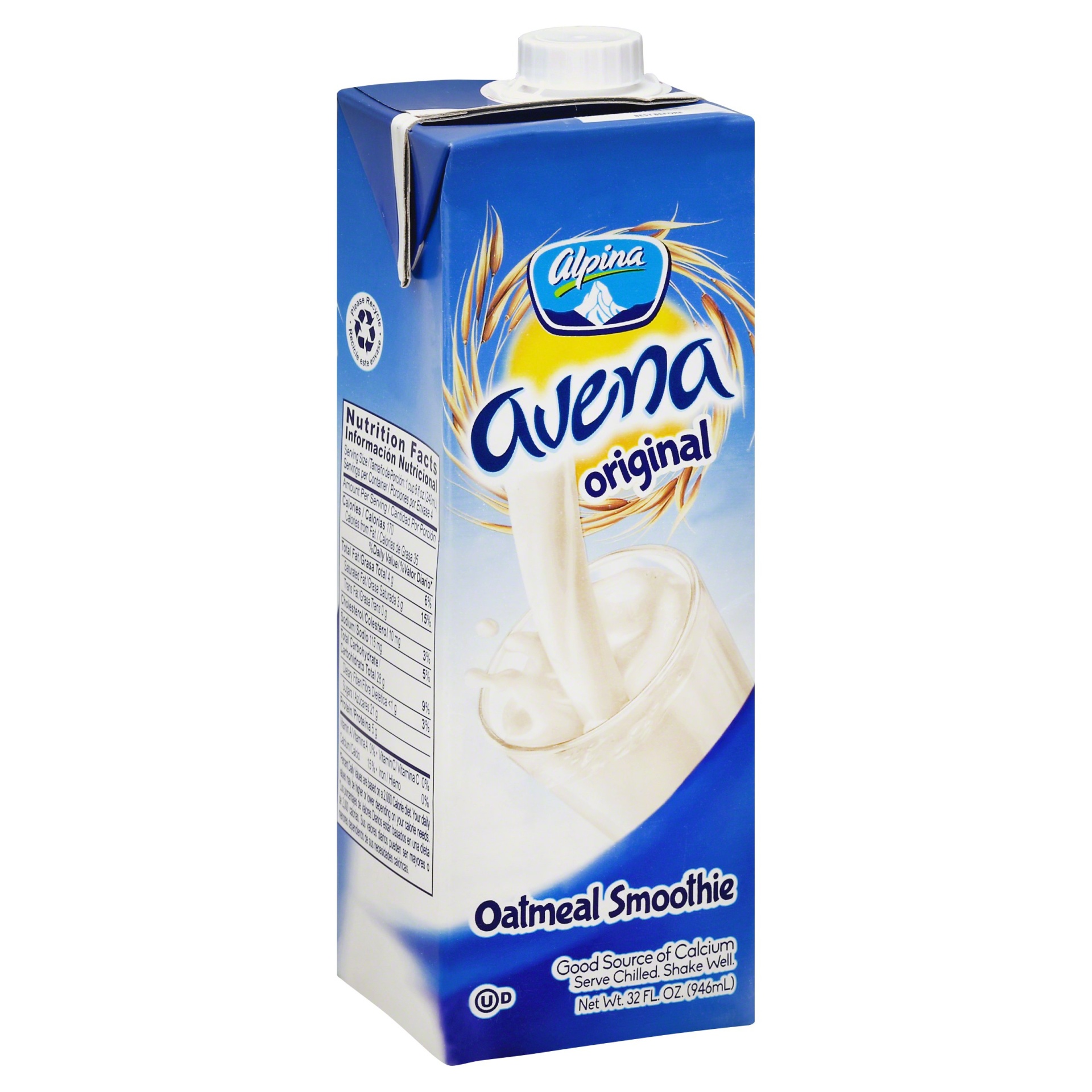 slide 1 of 1, Alpina Oatmeal Smoothie, 32 fl oz