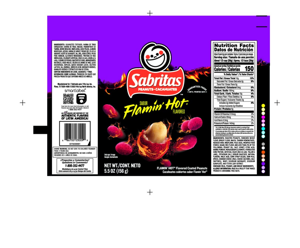slide 5 of 8, Sabritas Coated Peanuts Flamin' Hot Flavored - 5.5 oz, 5.5 oz