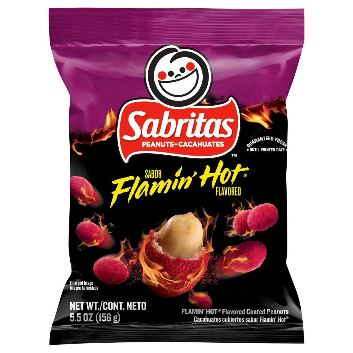 slide 3 of 8, Sabritas Coated Peanuts Flamin' Hot Flavored - 5.5 oz, 5.5 oz