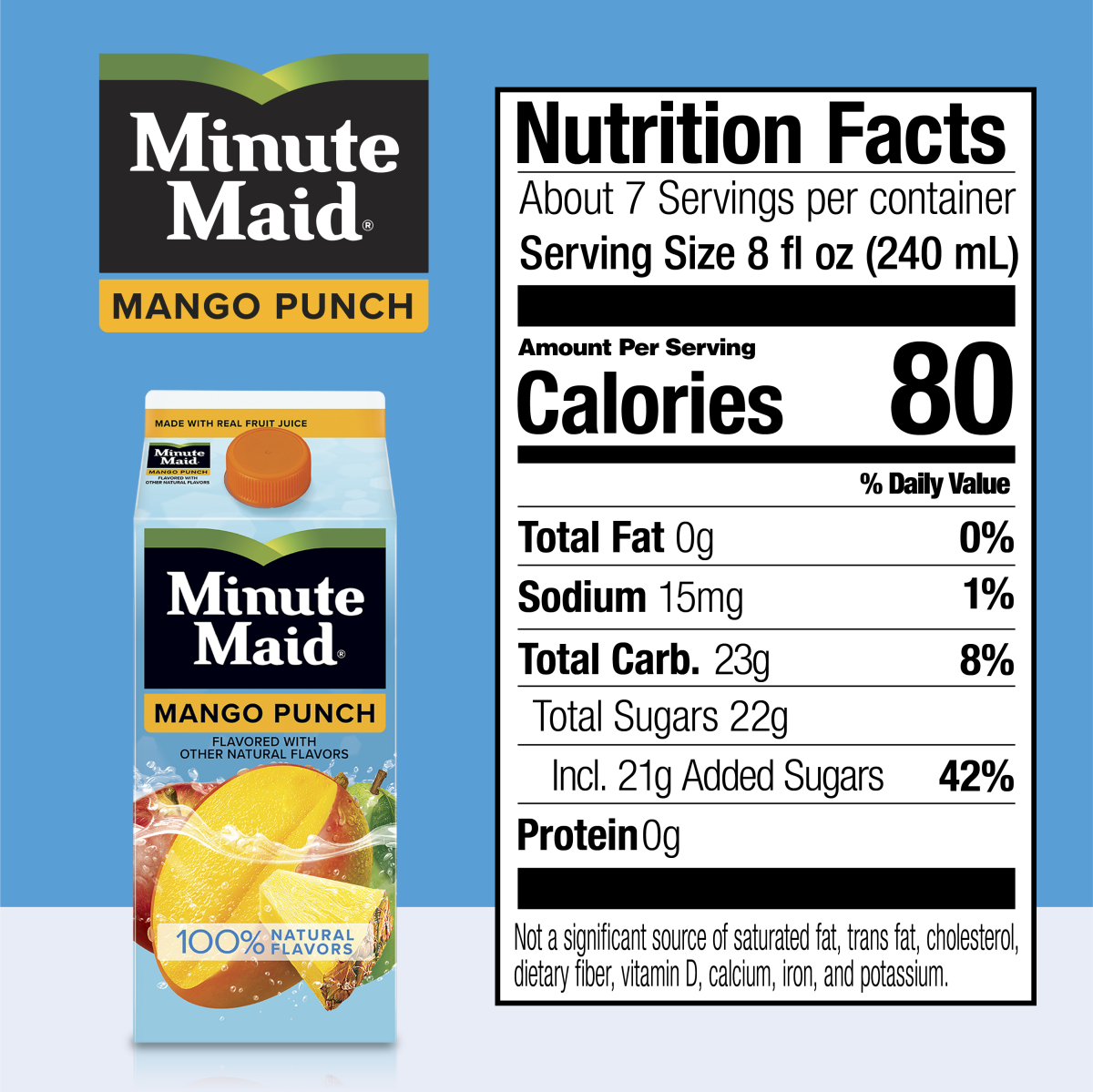 slide 5 of 5, Minute Maid Premium Mango Punch, Fruit Juice Drink- 59 fl oz, 59 fl oz