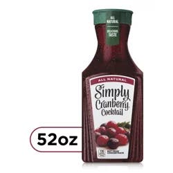 Simply Cranberry Cocktail Bottle, 52 fl oz