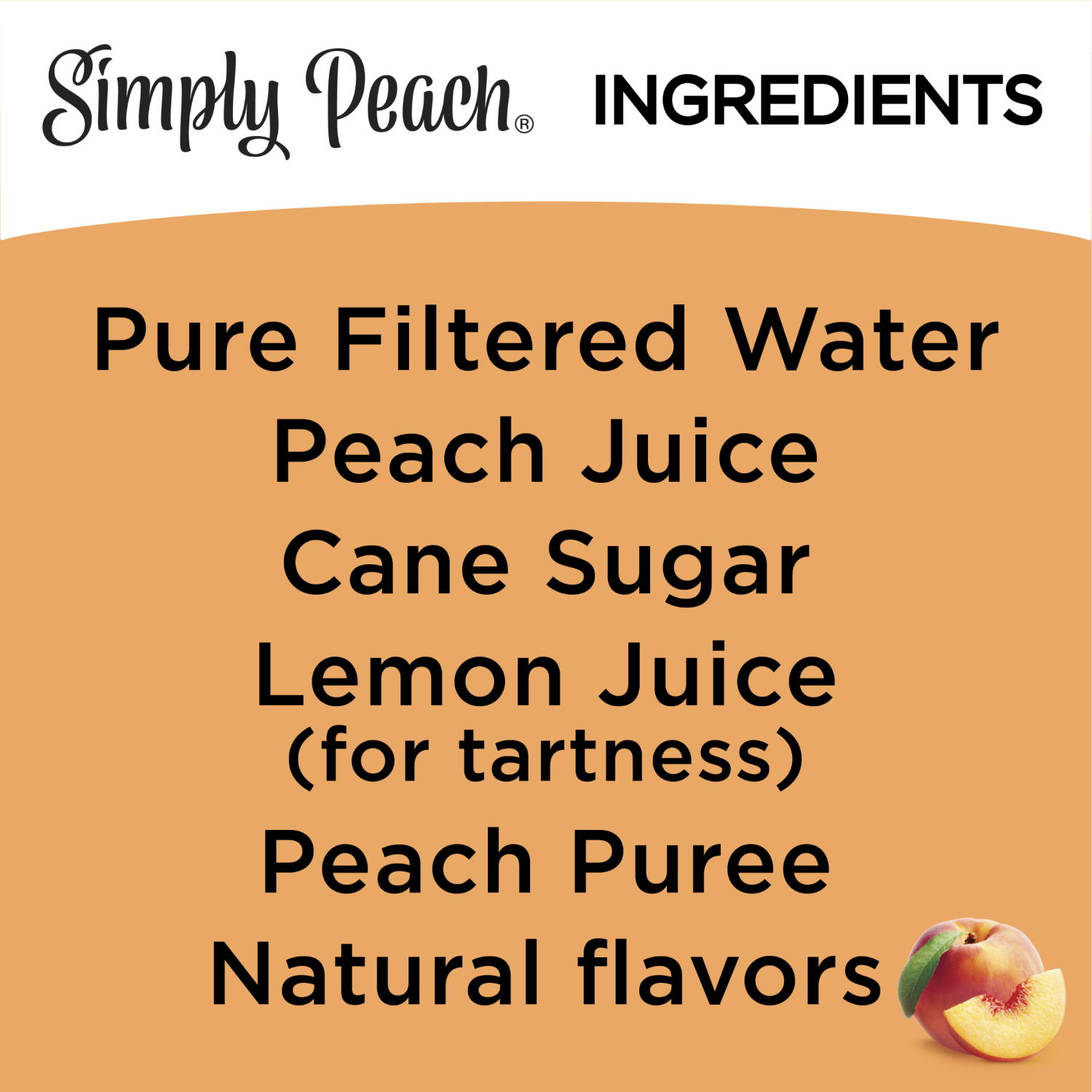 slide 3 of 4, Simply Peach Bottle, 52 fl oz, 52 fl oz
