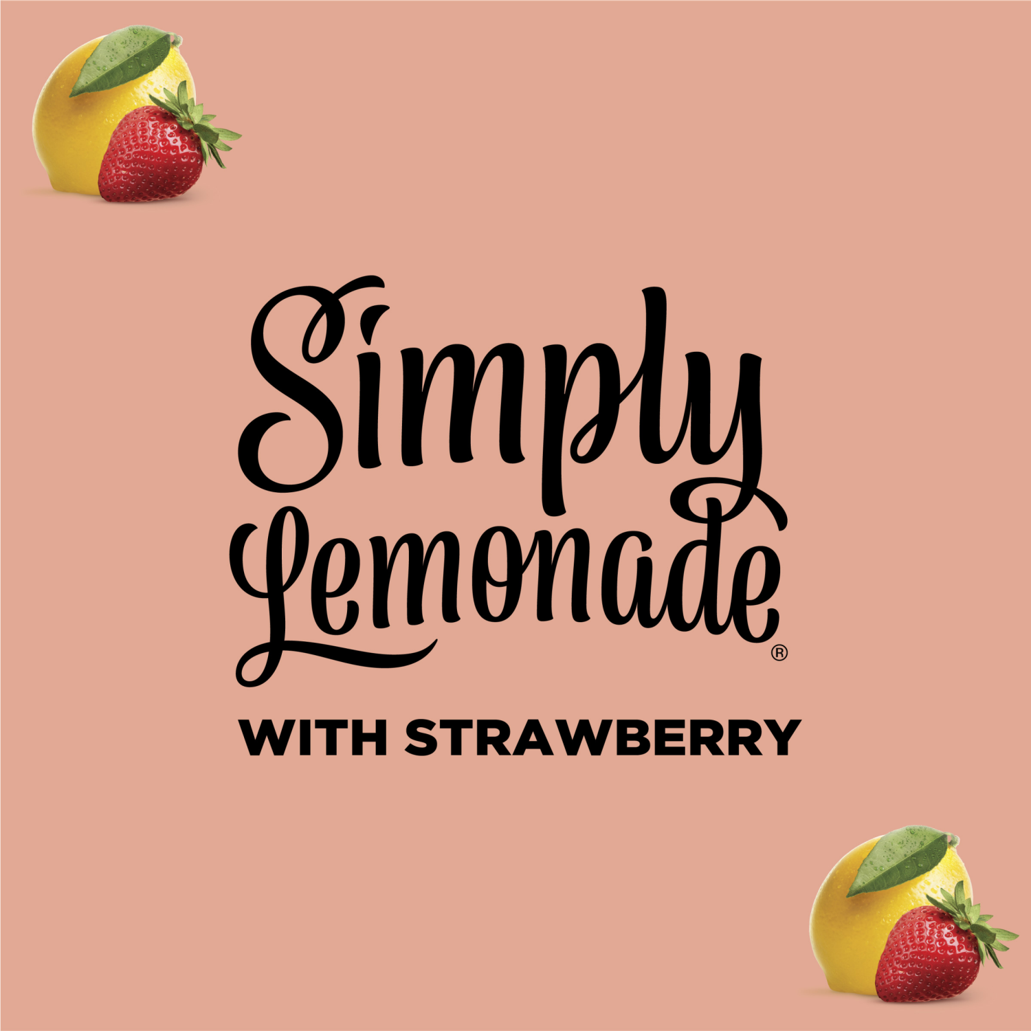 slide 2 of 4, Simply Lemonade w/ Strawberry Bottle, 52 fl oz, 1 ct