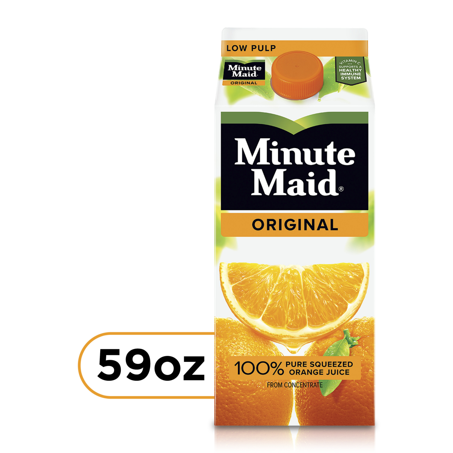 slide 1 of 6, Minute Maid Orange Juice, Fruit Juice Drink, 59 fl oz, 59 fl oz