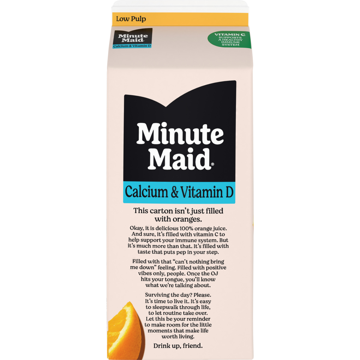 slide 2 of 7, Minute Maid Orange Juice Calcium Carton- 59 fl oz, 59 fl oz
