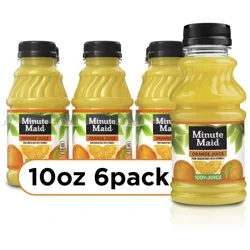 Minute Maid Orange Juice Bottles- 6 ct