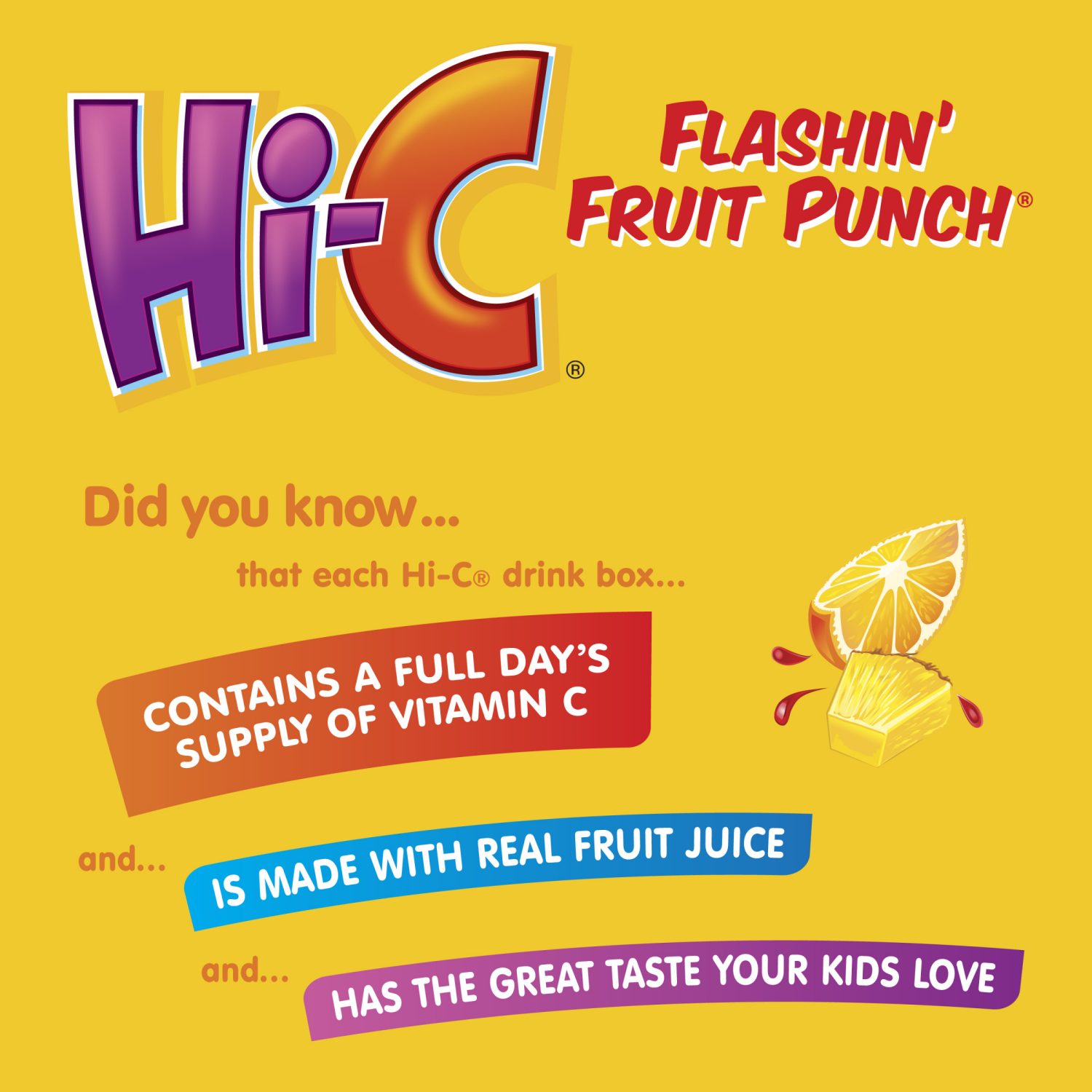 slide 4 of 7, Hi-C Flashin Fruit Punch Cartons, 6 fl oz, 8 Pack, 8 ct