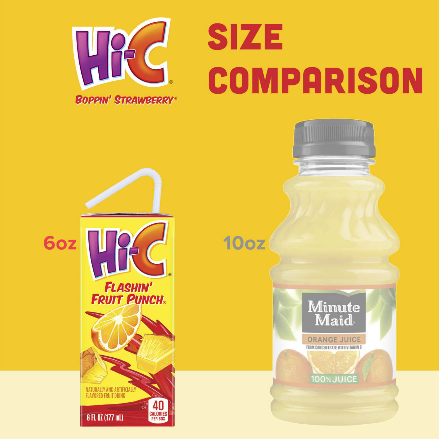 slide 5 of 7, Hi-C Flashin Fruit Punch Cartons, 6 fl oz, 8 Pack, 8 ct