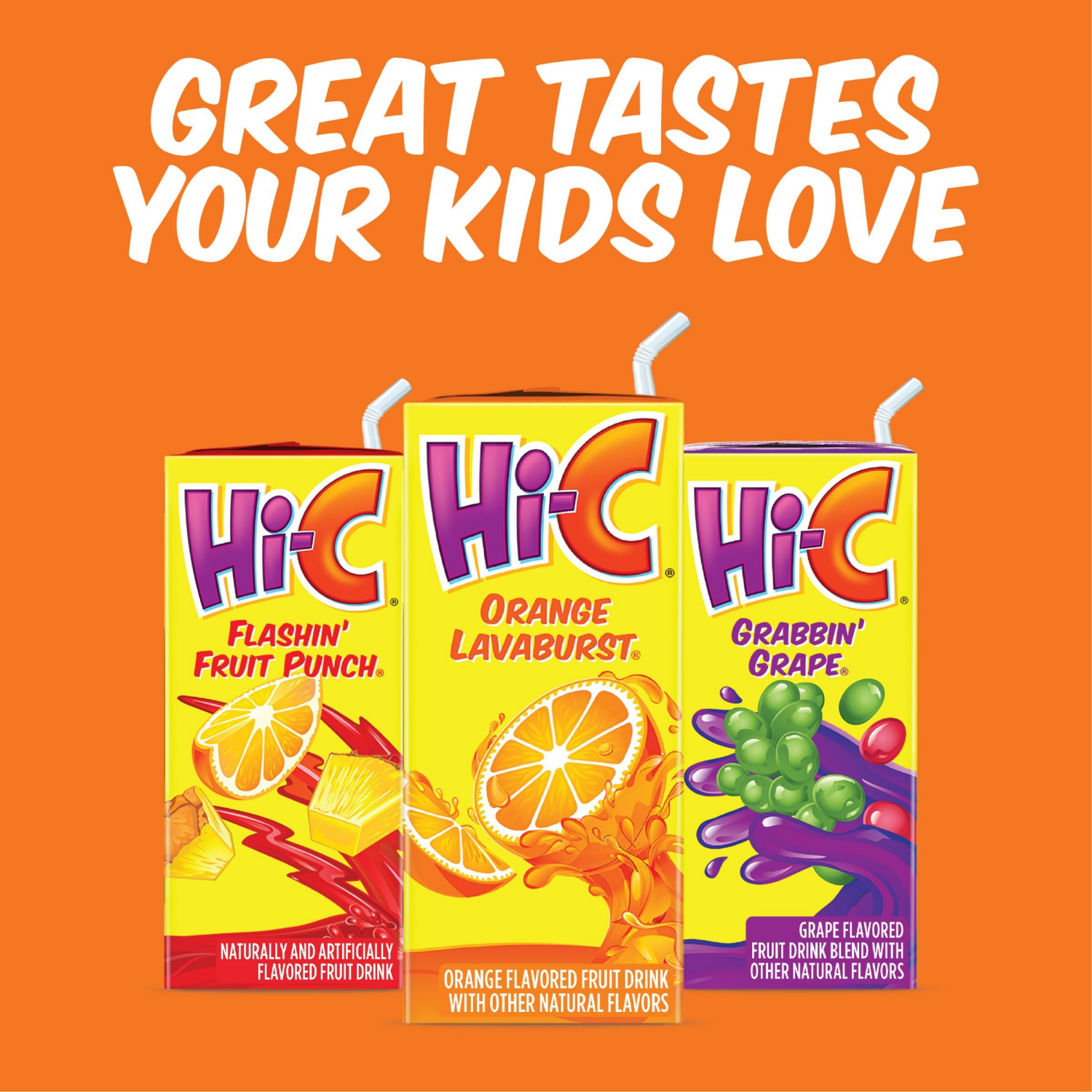slide 2 of 8, Hi-C Torrential Tropical Punch Cartons, 6 fl oz, 8 Pack, 8 ct
