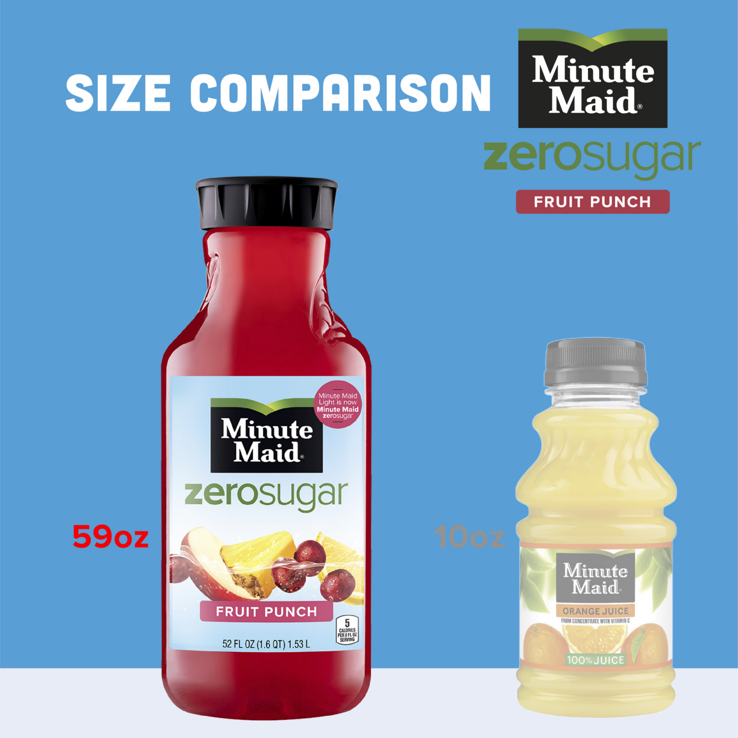 slide 6 of 8, Minute Maid Zero Sugar Fruit Punch Bottle- 52 fl oz, 52 fl oz