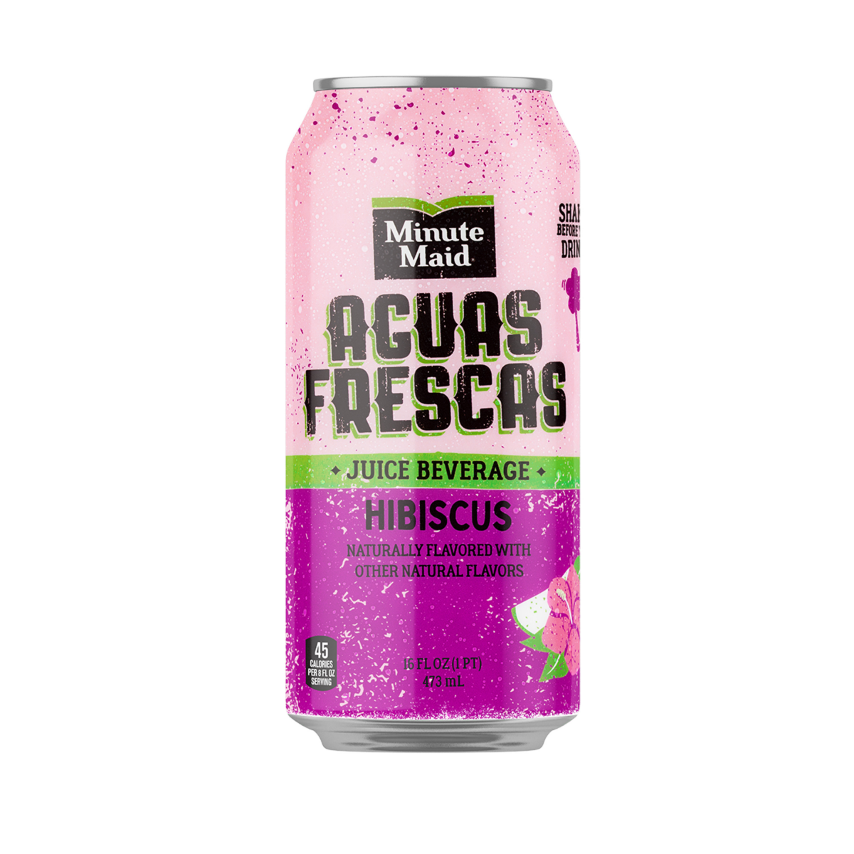 slide 2 of 8, Minute Maid Aguas Frescas Hibiscus Can- 16 fl oz, 16 fl oz