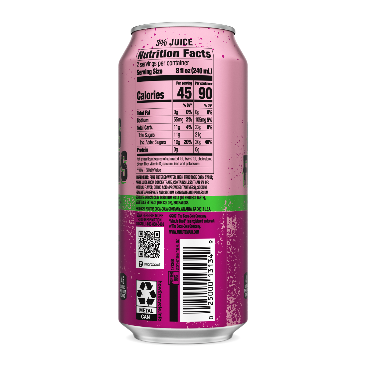 slide 4 of 8, Minute Maid Aguas Frescas Hibiscus Can- 16 fl oz, 16 fl oz