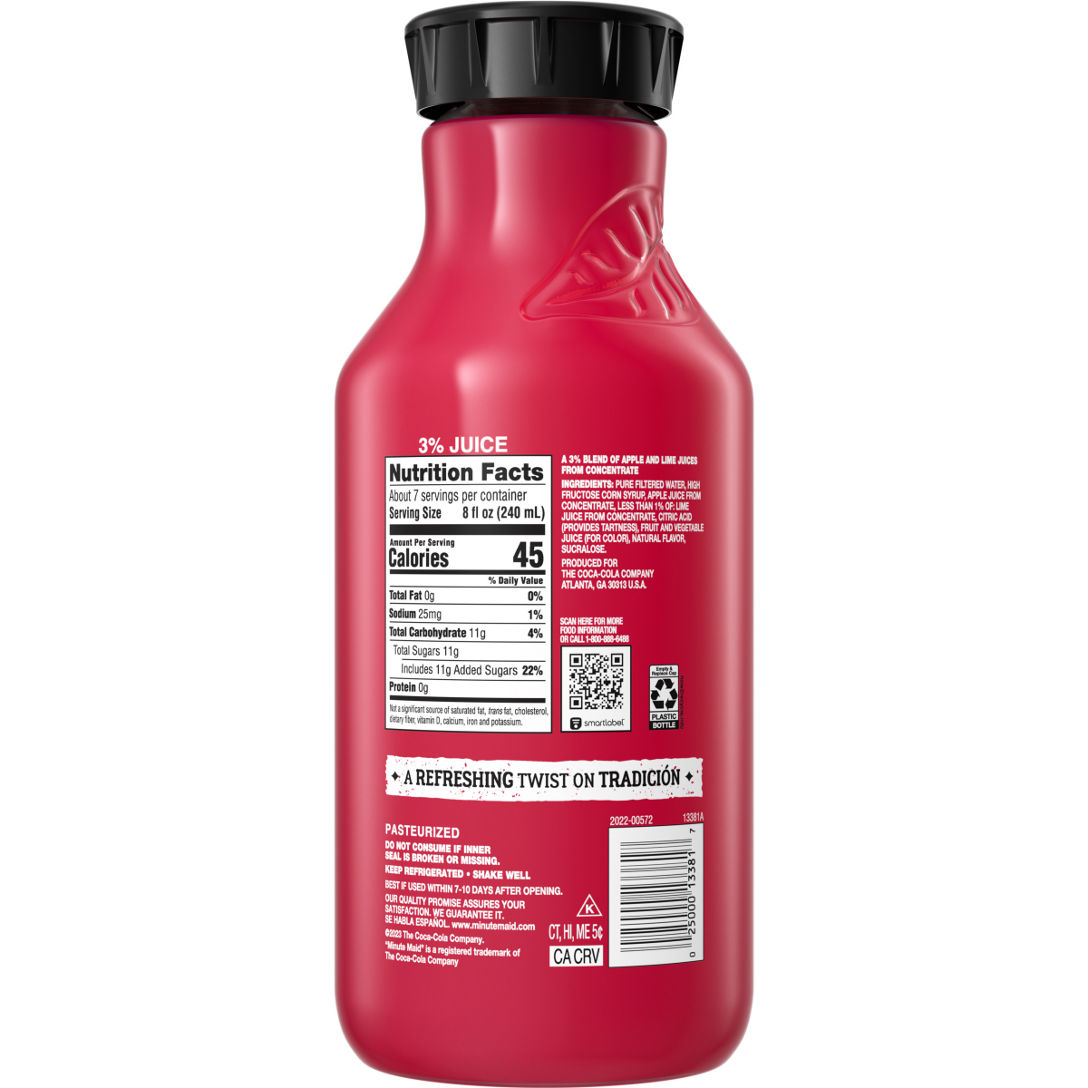 slide 4 of 21, Minute Maid Aguas Frescas Hibiscus - 52 oz, 1 ct
