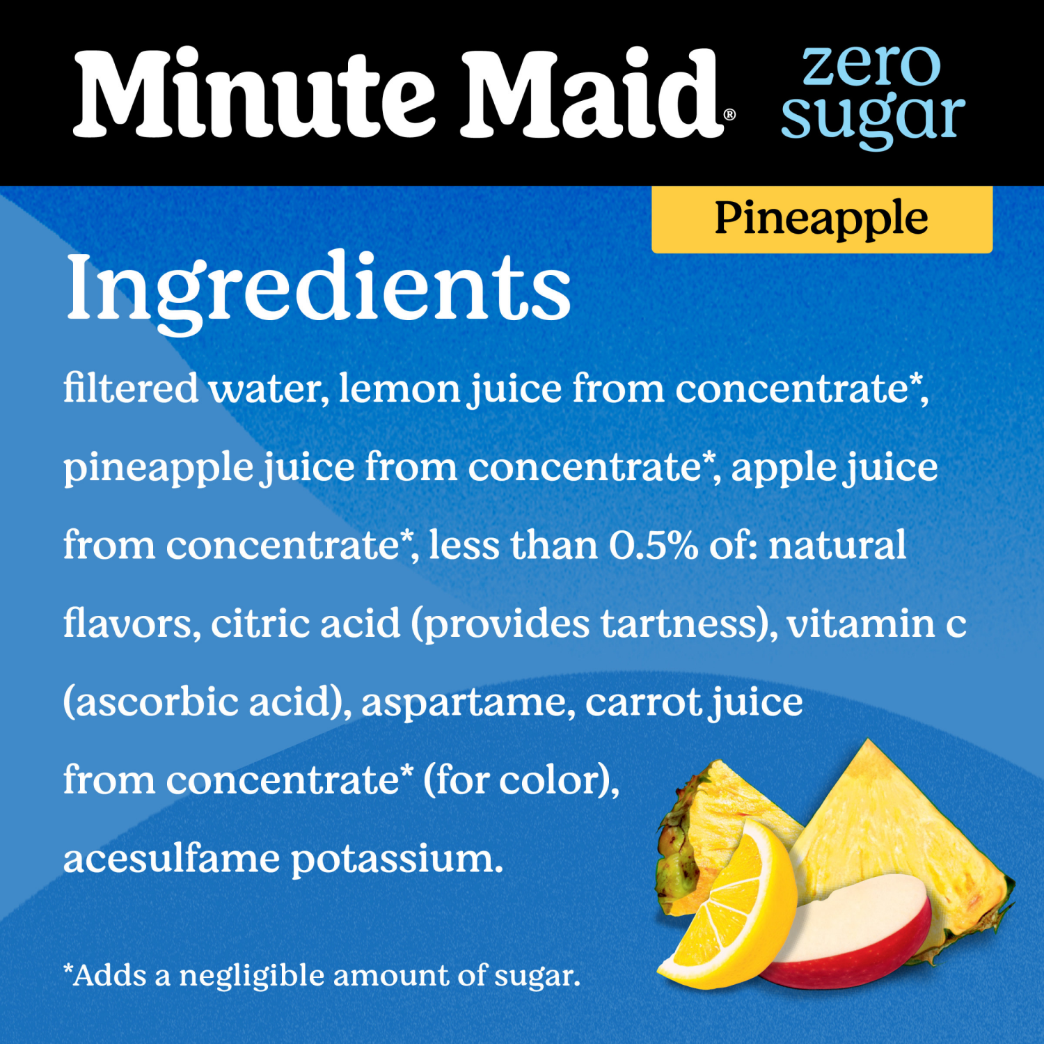 slide 3 of 7, Minute Maid Zero Sugar Pineapple Juice, 52 fl oz
