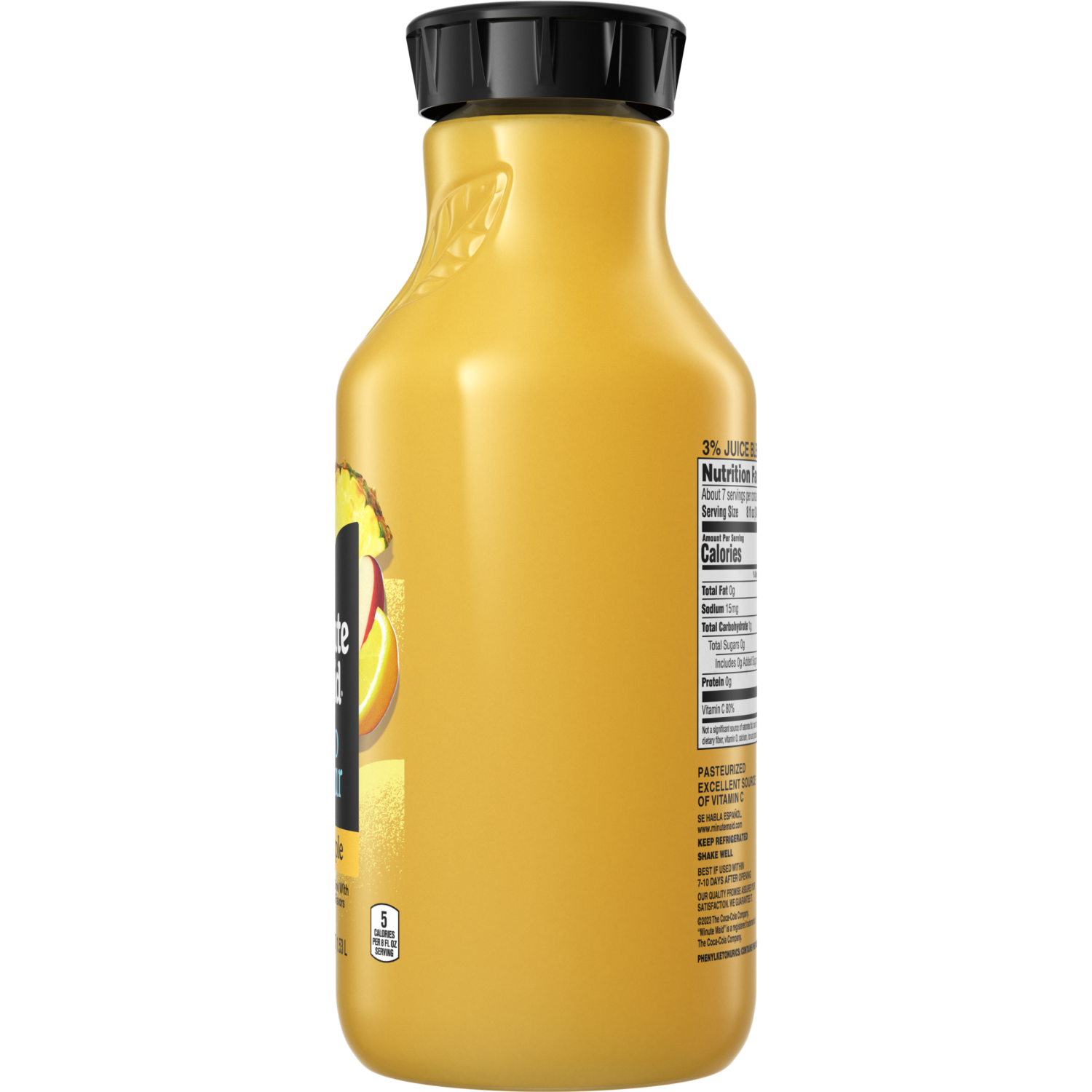 slide 5 of 7, Minute Maid Zero Sugar Pineapple Juice, 52 fl oz