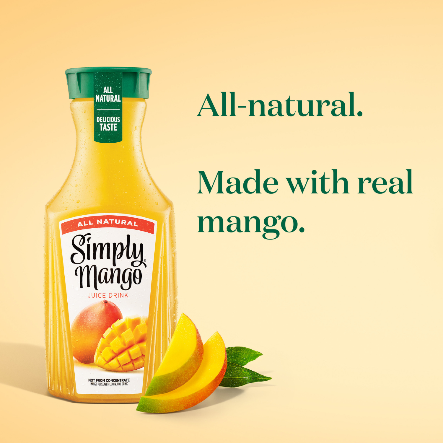 slide 2 of 7, Simply All Natural Juice Drink Mango, 52 fl oz
