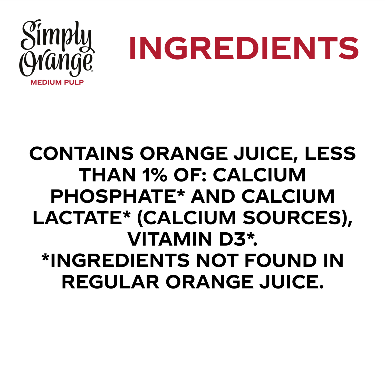 slide 3 of 5, Simply Orange Medium Pulp Calcium and Vitamin D Juice Bottle, 46 fl oz, 46 fl oz