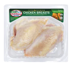 BELL & EVANS ORGANIC BONE-IN SPLIT CHICKEN BREAST
