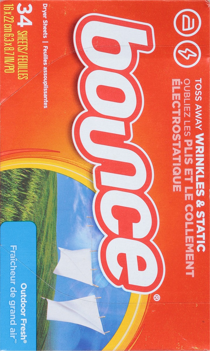 slide 7 of 9, Bounce Dryr Sheet Outdoor, 34 ct