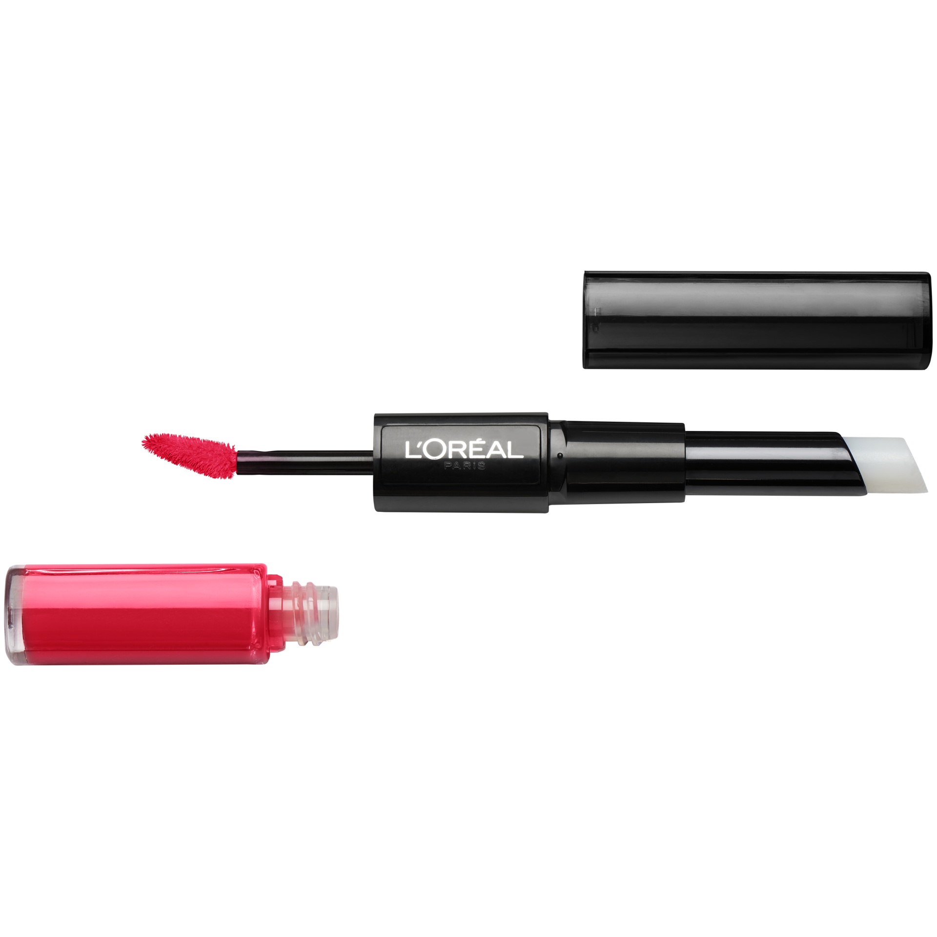 slide 2 of 5, L'Oréal Infallible Lip 2 Step Lip Color - Captivated by Cerise , 0.06 fl oz