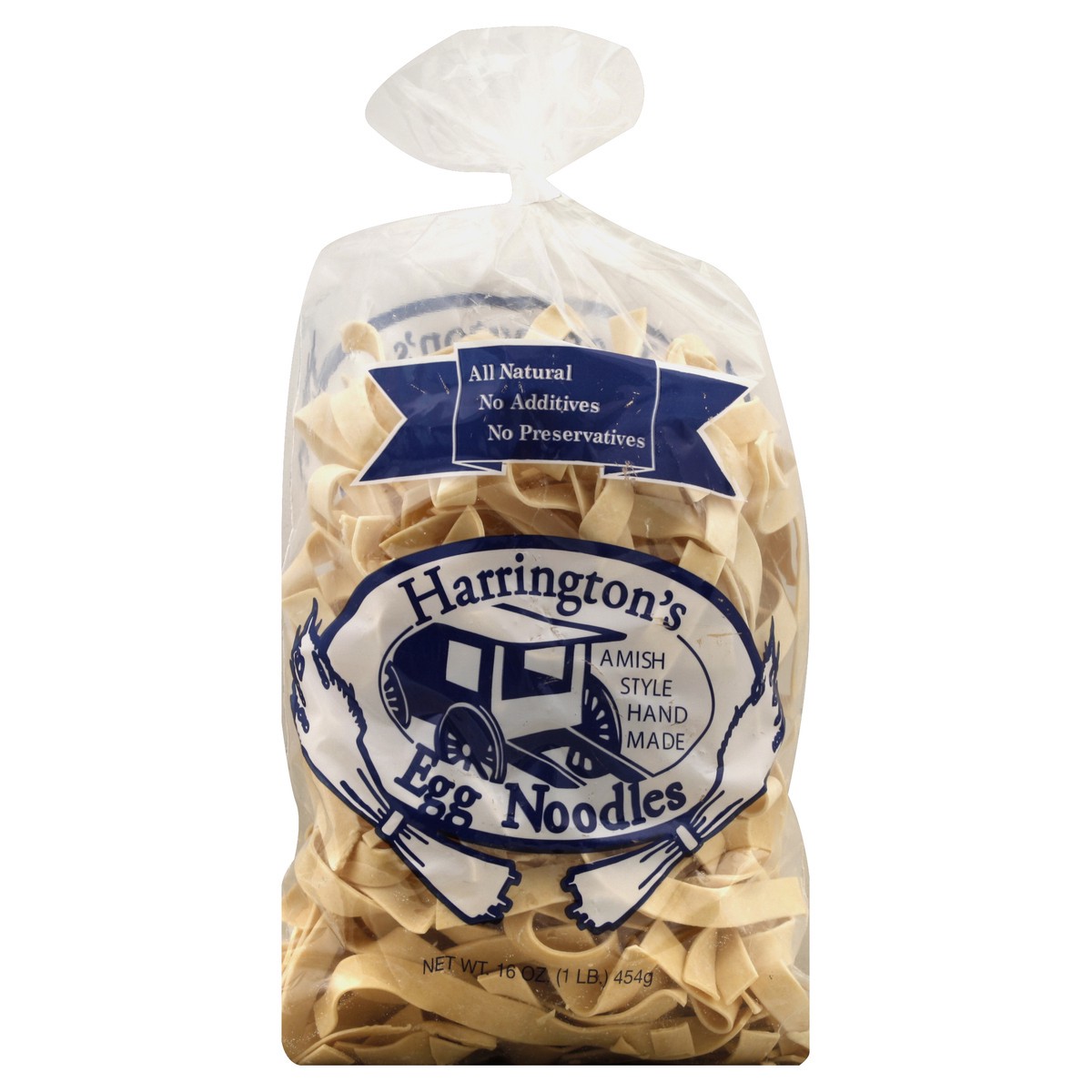 slide 5 of 5, Harringtons Amish Noodles Wide, 16 oz