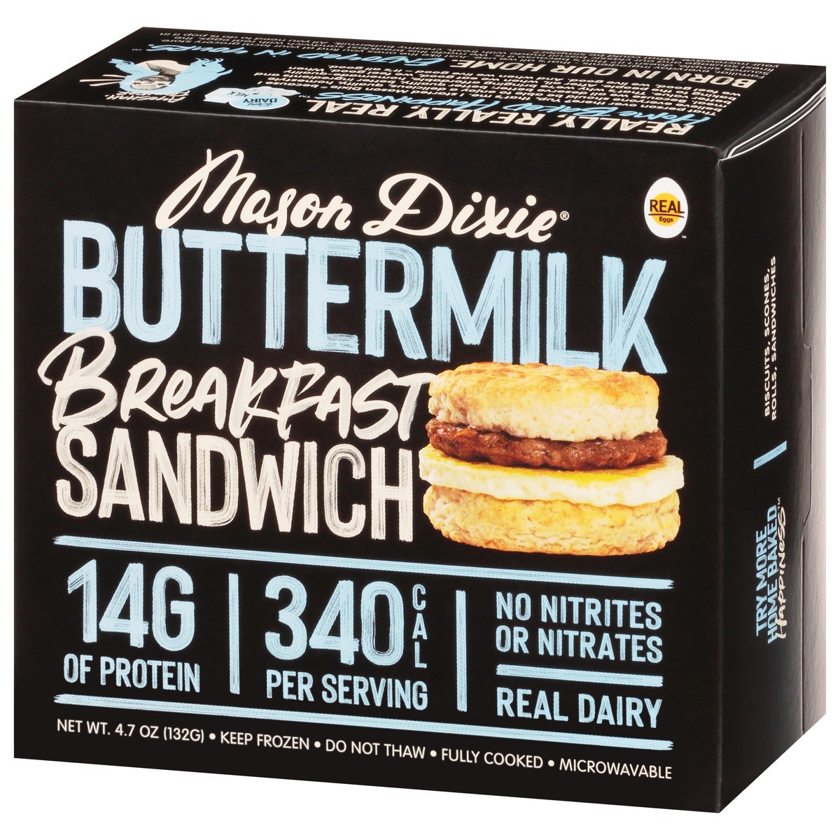 slide 12 of 13, Mason Dixie Biscuits Buttermilk Breakfast Sandwich 4.7 oz, 4.7 oz