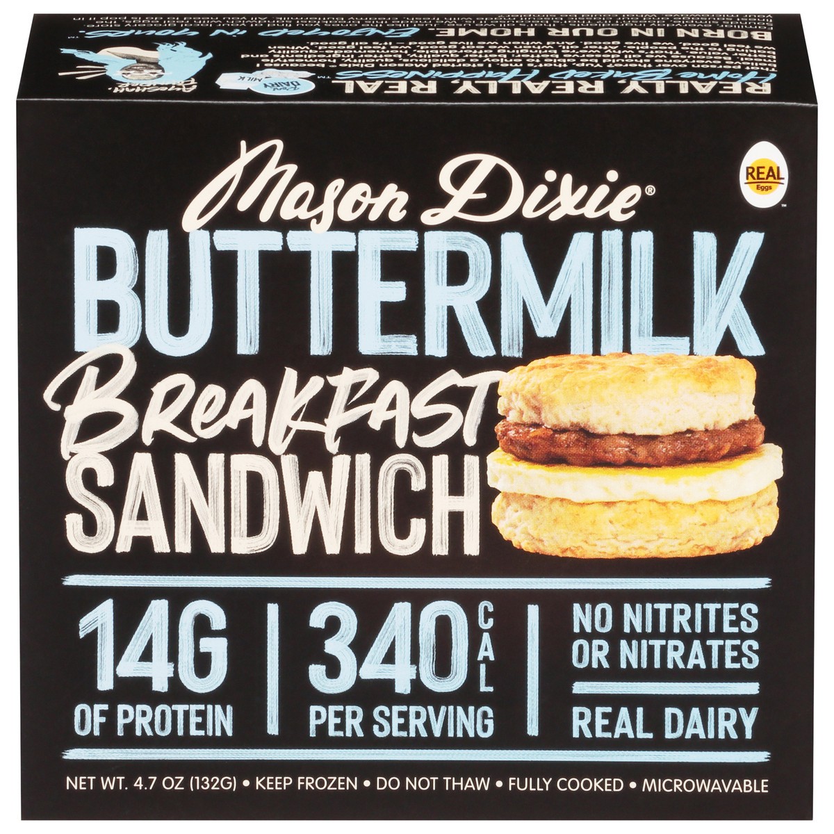 slide 1 of 13, Mason Dixie Biscuits Buttermilk Breakfast Sandwich 4.7 oz, 4.7 oz