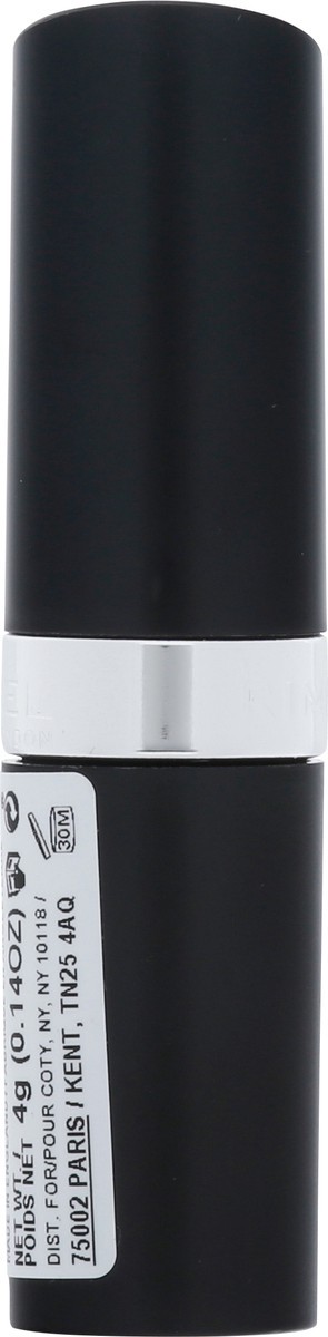 slide 2 of 9, COTY RIMMEL LONDON Rimmel Lasting Finish Lipstick - Up to 8 Hours of Intense Lip Color with Color Protect Technology and Exclusive Black Diamond Complex - 200 Soft Hearted, .14oz, 0.14 oz