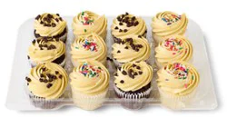 Cookie Dough Buttercream Cupcakes Assorted 12 Count - Each