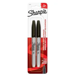 Sharpie Fine Point Black Permanent Markers
