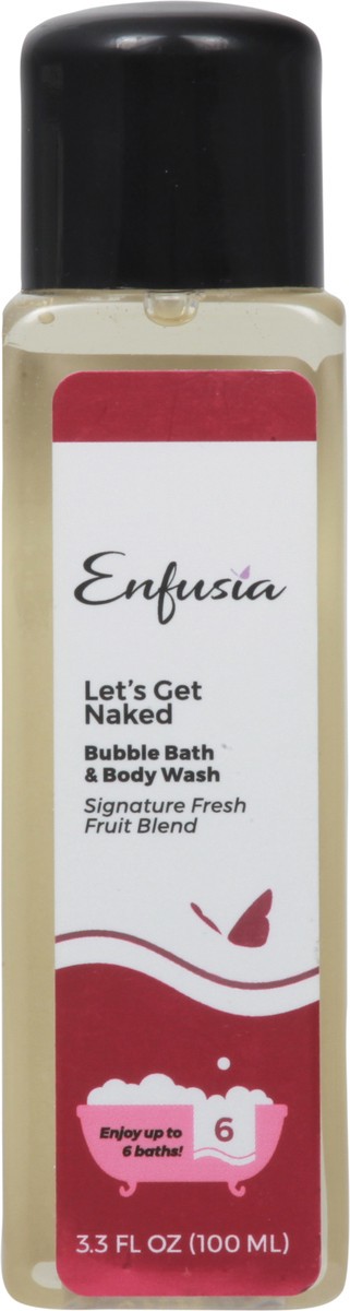 slide 2 of 13, Enfusia Let's Get Naked Bubble Bath & Body Wash 3.3 fl oz, 3.3 oz