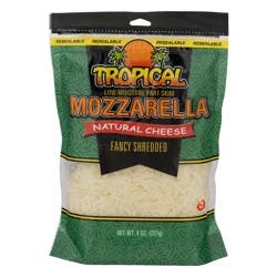 Tropical Mozzarella Natural Cheese Fancy Shredded
