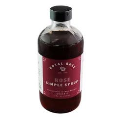 Royal Rose Rose Simple Syrup- 8 oz