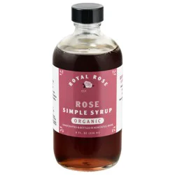 Royal Rose Rose Simple Syrup- 8 oz