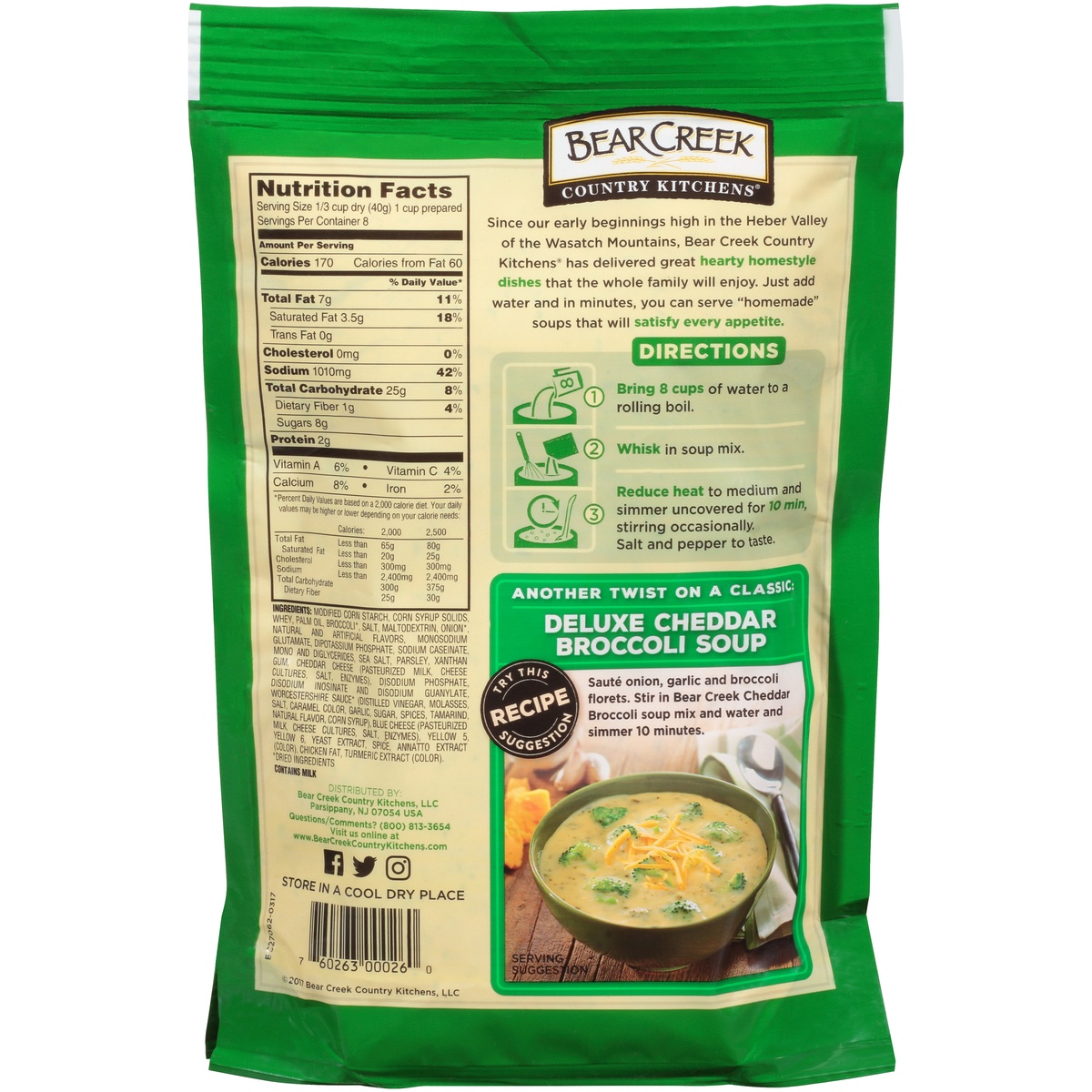 slide 2 of 16, Bear Creek Cheddar Broccoli Soup Mix - 11.2oz, 11.2 oz