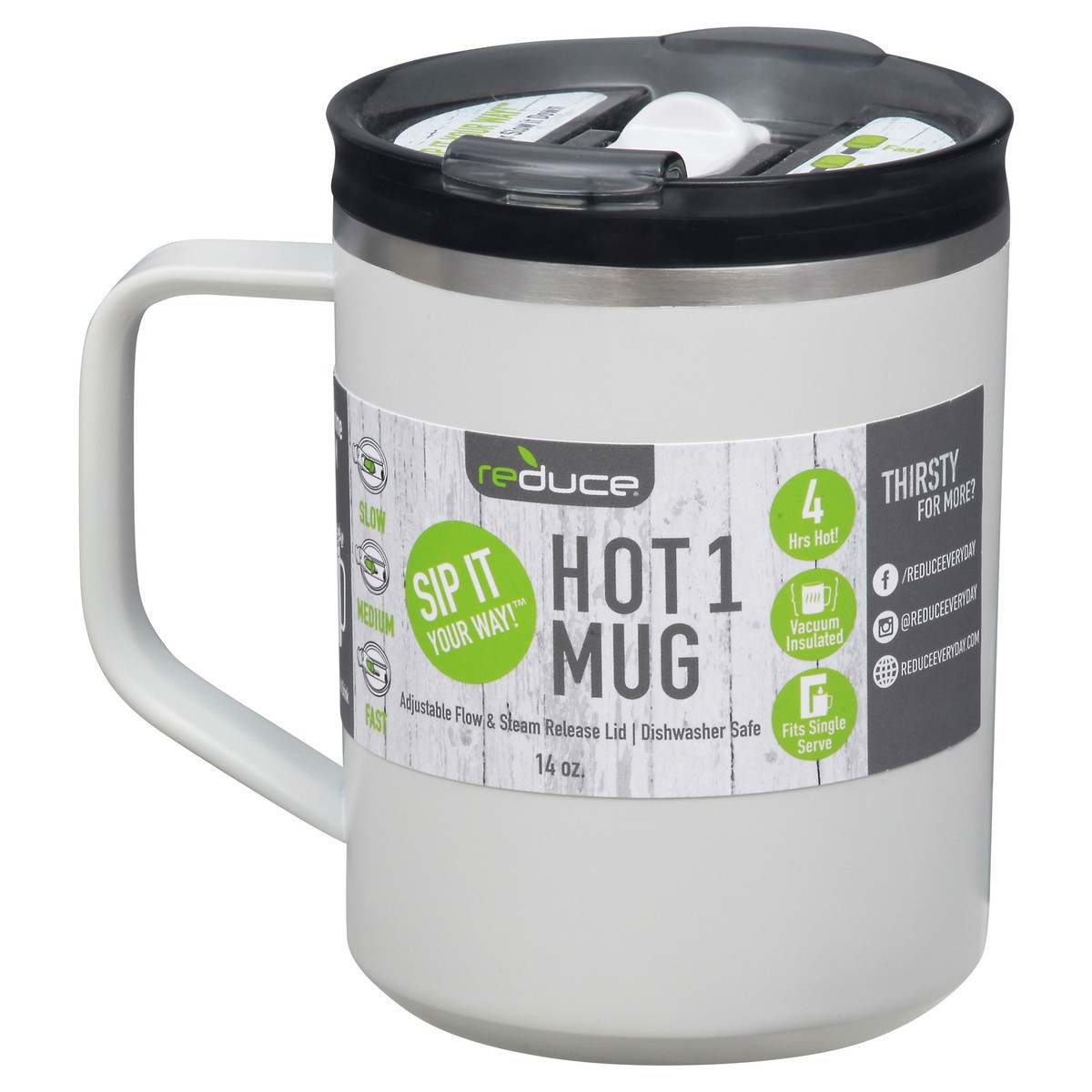 slide 11 of 11, Reduce Hot1 Mug Es Linen - EA, 1 ct