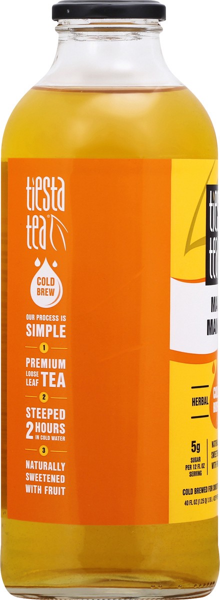 slide 5 of 12, Tiesta Tea Immunity Cold Brew Maui Mango Herbal Tea 40 oz, 40 oz